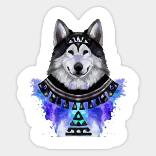 Akbash Mage Watercolor Dog Sticker